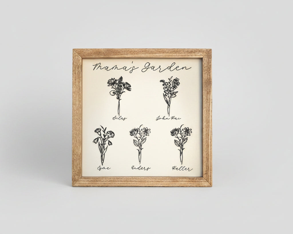 Custom Birthflower Art