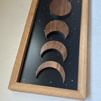 "Luna" Moon Solstice Wood Art