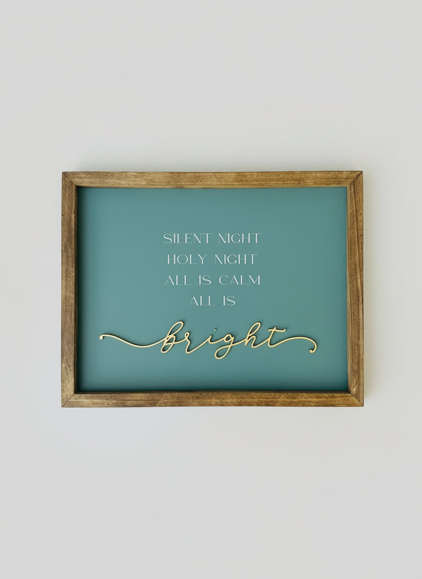 "Silent Night" Holiday Art