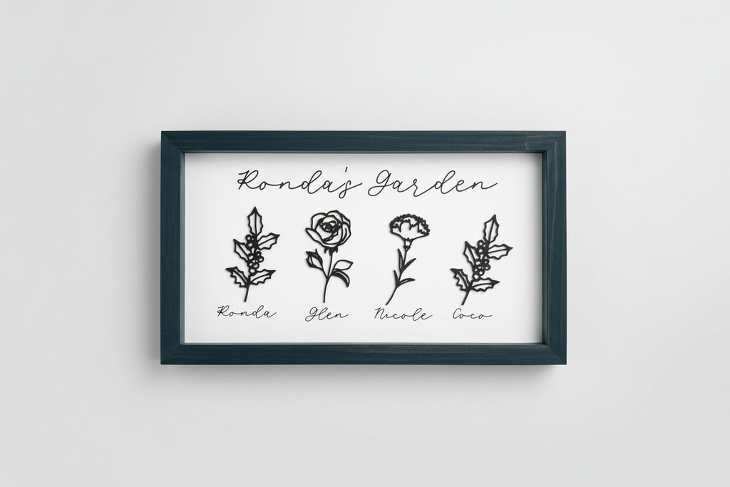 Custom Birthflower Art