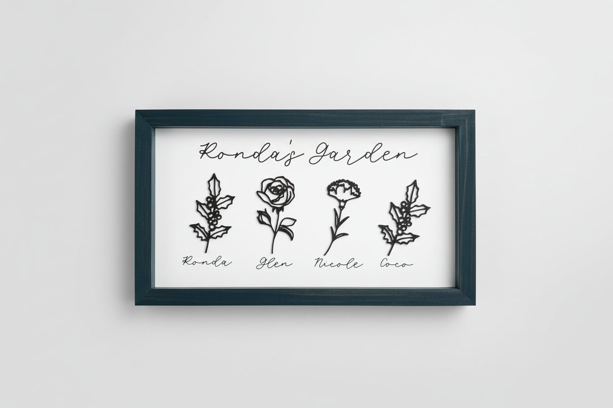 Custom Birthflower Art