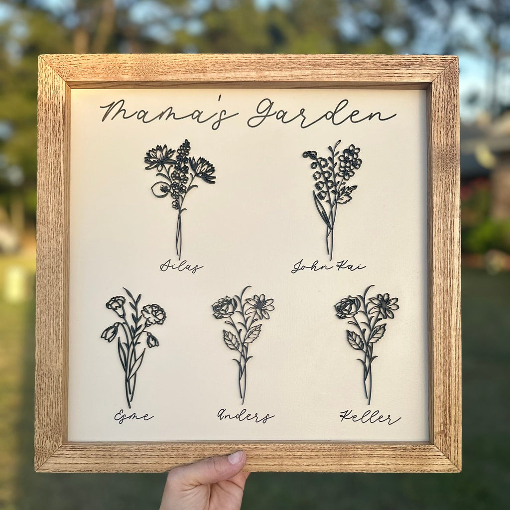 Custom Birthflower Art