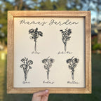 Custom Birthflower Art