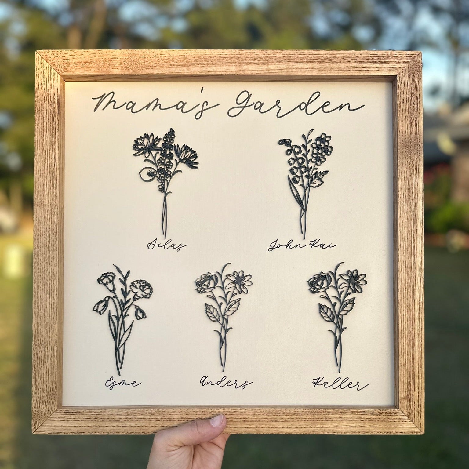Custom Birthflower Art