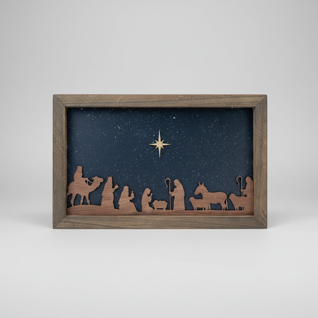 Nativity Scene Christmas Art
