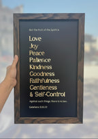 Fruit of The Spirit Scripture Sign