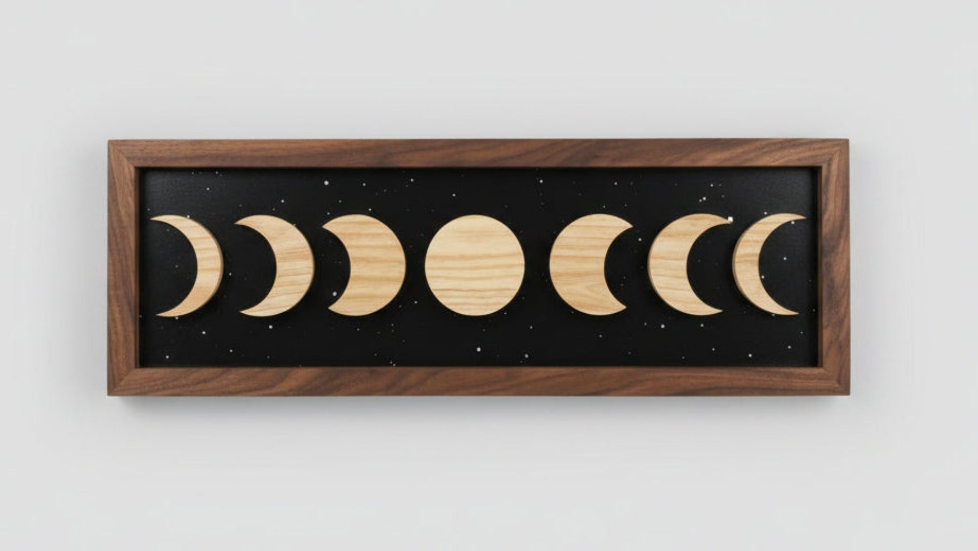 "Luna" Moon Solstice Wood Art