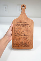 CustomHandwritten Cherry Engraved Tray