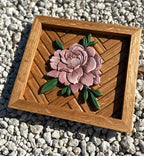 Peony Wood Art