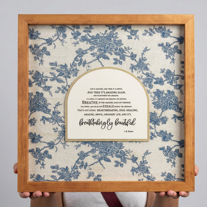 Life Is Beautiful | Literary Wood Art
