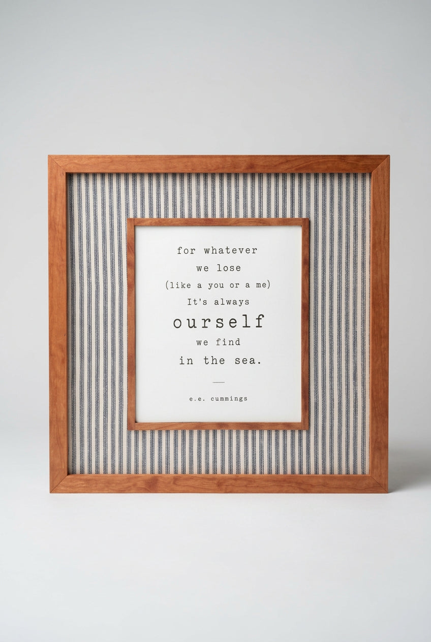 Lost & Found at Sea | Literary Wood Art