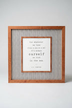 Lost & Found at Sea | Literary Wood Art