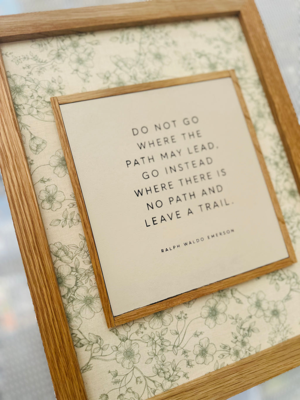 Leave a Trail | Literary Wood Art