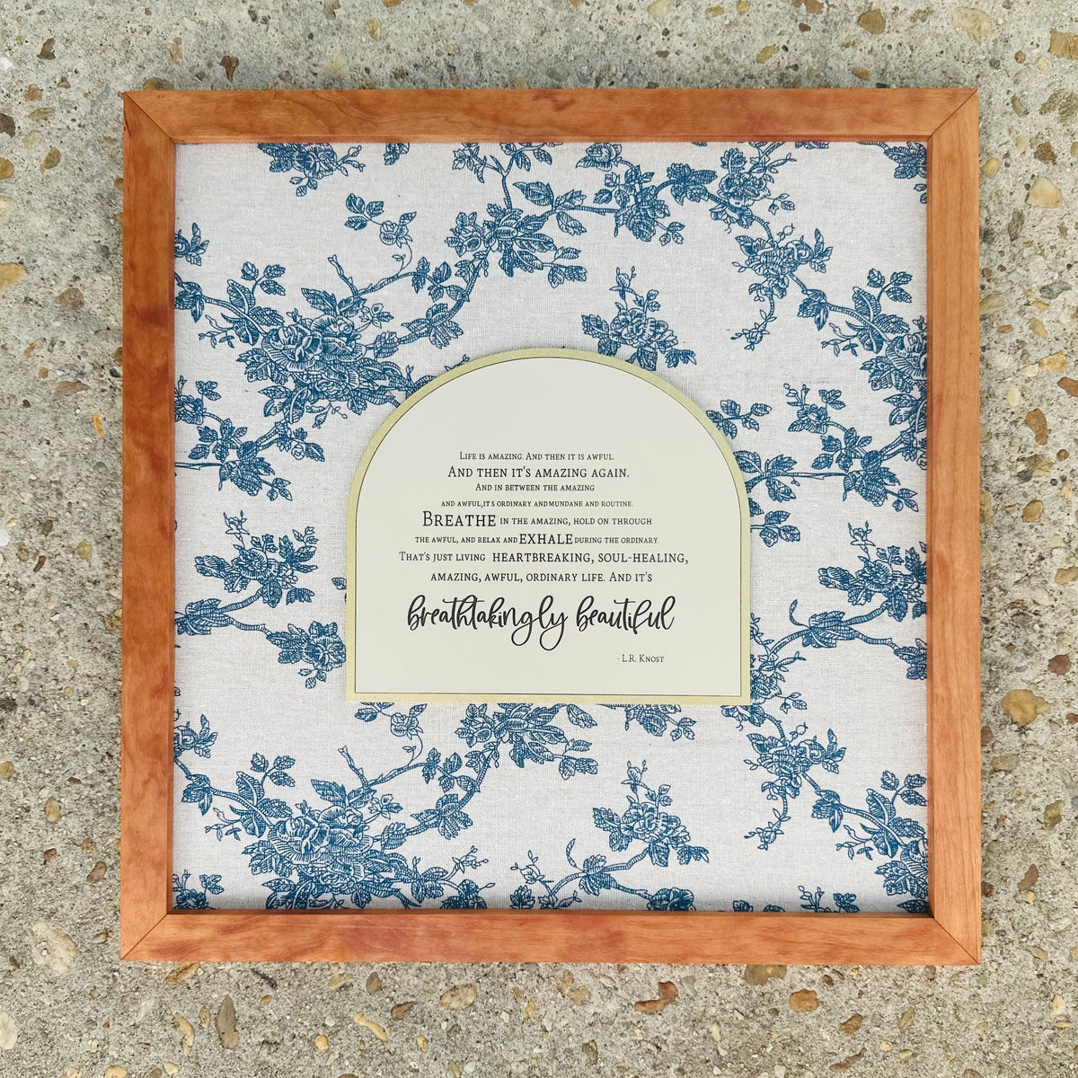 Life Is Beautiful | Literary Wood Art