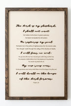 Psalm 23 Scripture Sign