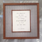 Lost & Found at Sea | Literary Wood Art